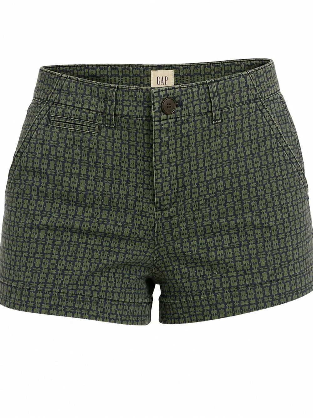 GAP Summer Short – Size 0, Green and Blue